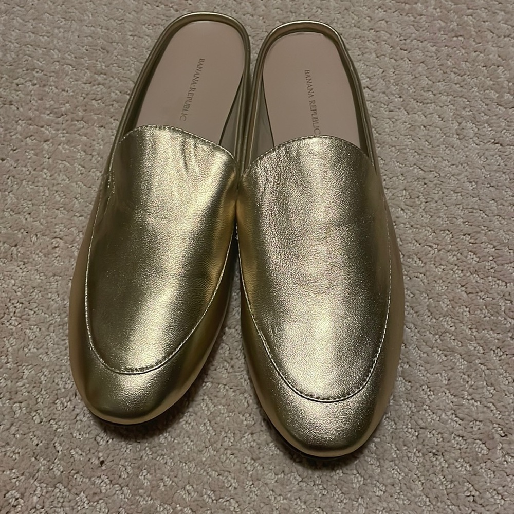 Banana Republic Leather Slides